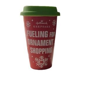 Hallmark Red Keepsake Mug with White Snowflakes